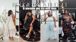 BOUGIE on a BUDGET OUTFIT IDEAS | PLUS SIZE EDITION | How to style a large belly | FROMHEADTOCURVE