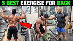 5 Best Exercise For Back | How To Get Bigger & Thicker Back