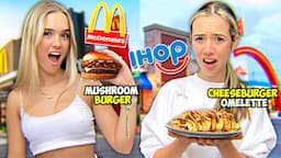 Only Eating WEIRD FAST FOOD in DUBAI for 24 HOURS!