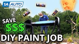 DIY Car or Truck Painting Tips! How to Paint Your Bumper to Save Money!