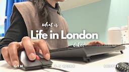 9-5 Work Week In My Life • What Life In London Looks Like • Cooking, Gym, Cleaning 🇬🇧