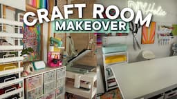 CRAFT ROOM MAKEOVER + TOUR 2024! ✨