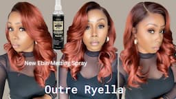 NEW 🔥 Ebin Melt Spray +$25 Wig - OUTRE RYELLA Lace Front Wig Review | DR2/Cinnamon Spice