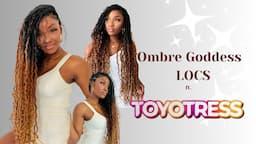 Make a Statement with Ombre Goddess Faux Locs! | ft. Toyotress