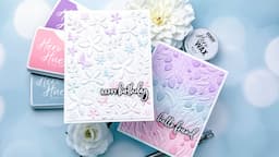 Crafting Springtime Cards with Cover Plates and Dry Embossing