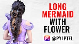 long mermaid with flower  by payal patel