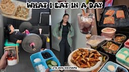 What i eat in a day: high protein meals, leg workout, and meal prep for the week | Stop Being Lazy