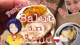 Eating balut in Poland/Balut n Poland/fertilized duck eggboiled/ពងទាកូន/paung tea kaun/trứng vịt lộn