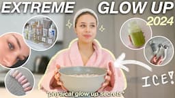 EXTREME 2024 GLOW UP (physical self) | self care habits + tips, beauty treatments, wellness rituals