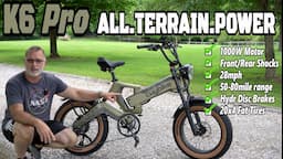 EUYBike K6 Pro (K6F): All-Terrain, Fast, Foldable 1000W BEAST!