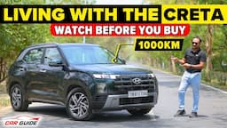 2024 Hyundai Creta Long Term Review with Real Mileage & Safety | ADAS Features | Tata Curvv Rival 🔥