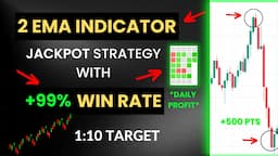 2 EMA Jackpot Strategy | 99% Accuracy | Best Intraday Trading Strategy for Beginners | Banknify