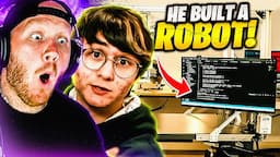 TIMTHETATMAN REACTS TO MICHAEL REEVES MAKING A ROBOT!