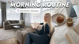 6:30am Morning Routine in Stockholm Sweden 🇸🇪 productive, cosy & peaceful