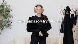 amazon winter try on haul 2024 // winter fashion haul basics and coats