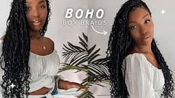 How to Achieve the Perfect Boho Box Braids Look--This Summer!