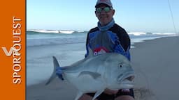 Hooking Up With Huge GT’s At Baboon Point, Mozambique With Penn Tackle 🐟