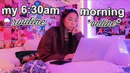 my 6:30am school morning routine *realistic + productive* 🌥💘