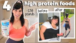 I ate these 4 High Protein Foods Everyday and LOST 130 POUNDS of FAT