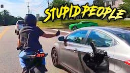 Stupid, Angry People Vs Bikers 2024 - Motorcycle vs Angry Man Compilation