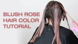 How To: Blush Rose Creative Hair Color with Peek-A-Boo Platinum | Pink Toning Tutorial | Kenra Color