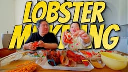 Giant Lobster Seafood Boil Mukbang + Fire Noodles 먹방 Eating Show *I GOT EGGS* + Tell Me You Love Me