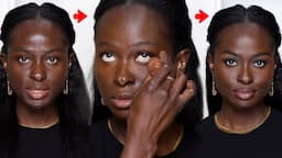 This Foundation Routine Looks Like A Filter 😱 (Dark Skin Friendly)