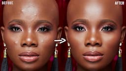 HOW to SMOOTH SKIN using FREQUENCY SEPARATION in Photoshop | Skin Retouching Tutorial