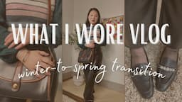 Handmade Fashion: Winter-to-Spring Outfit Vlog