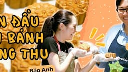 Bảo Anh in the kitchen | lần đầu làm bánh trung thu tưởng dễ, ai ngờ…