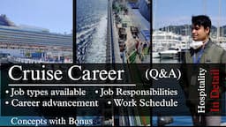 Cruise Ship Jobs/Career | Hotel Management | In Detail | Concepts with Bonus