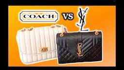 YSL MEDIUM ENVELOPE BAG VS COACH QUILTED MADISON COMPARISON