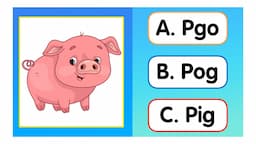 Identify the Image and choose the correct spelling | Quiz Time | Words Quiz for Kids