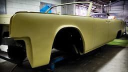 Restoring a classic car |  Lincoln Continental | full restoration time-lapse | bodywork & Epoxy