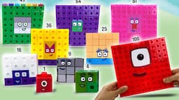 DIY Numberblocks All Squares Snap Cubes Custom Set ||  Keiths Toy Box