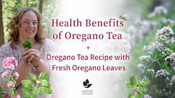 Health Benefits of Oregano Tea + Oregano Tea Recipe with Fresh Oregano Leaves