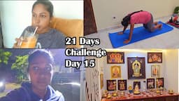 21 Days Weight Loss Challenge Day15 | Post Delivery Weight Loss | Diastasis recti symptoms & remedy