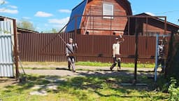 News from Our Russian Village : Install Gates !!! How It Is in Russia