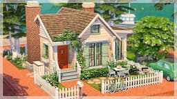 TINY COTTAGE 🌸 | The Sims 4 Speedbuild | No CC