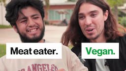 Can a meat eater and a vegan agree in a debate?