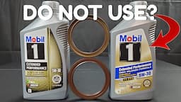 DO NOT USE High Mileage Oil?