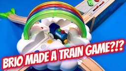 Unboxing BRIO GAME!!! Fun with BRIO’s My First Railway Light Up Rainbow Set! 🌈🚂