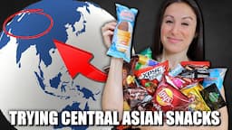 American Tries Central Asian Snacks for the first time!