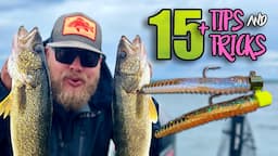 Ned Rig WALLEYE fishing tips you NEED to know!