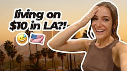 What Can $10 Get You in LOS ANGELES? 🇺🇸 | LA Budget Travel 2022