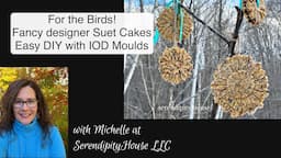 Make Suet Cakes For the Birds with IOD Molds- Easy DIY