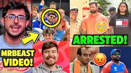 Rajat Dalal ARRESTED in Ahemdabad! | CarryMinati Featured in MrBeast Video | Bjp Politician Angry