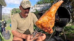 Weber Rotisserie This MARINATED LAMB LEG For a Taste Test