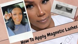 How To Apply Magnetic Lashes | Tutorial #bellevous #makeup