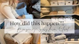 Declutter with Me! Organizing my Linen Closet, Milk Glass Collection & Holiday Decor